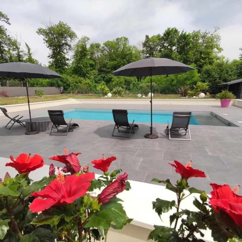 Bed and Breakfast Le Spa De L Albizia Cessieu Exterior foto
